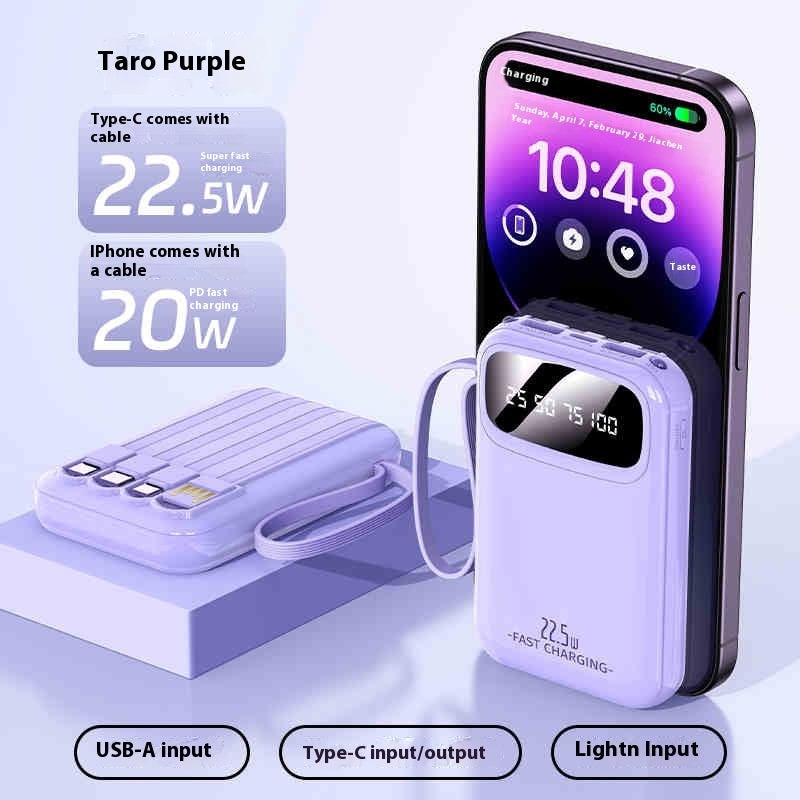 Compact Portable Power Bank lightweight and portable