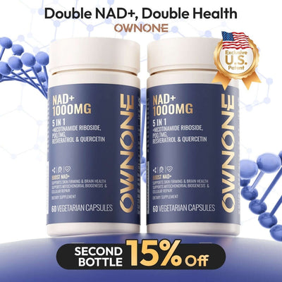 NAD 1000mg supplement 5-in-1 formula for energy and focus