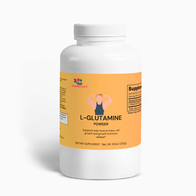 Pure L Glutamine for Recovery & Gut Health supplement bottle