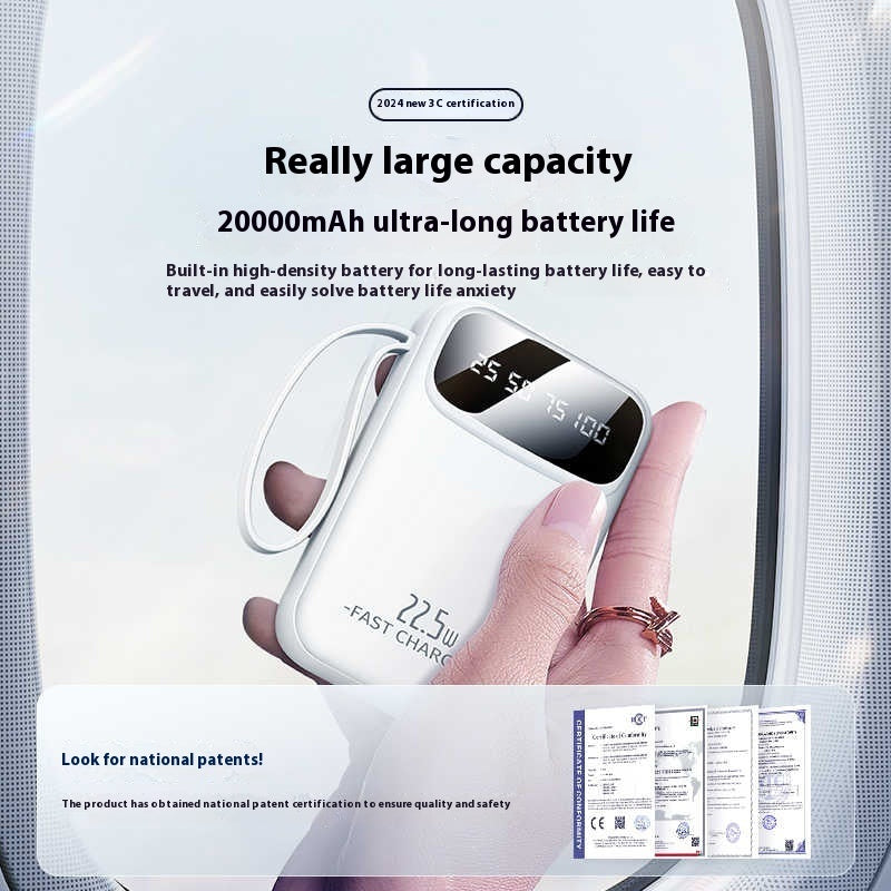 Compact Portable Power Bank portable design
