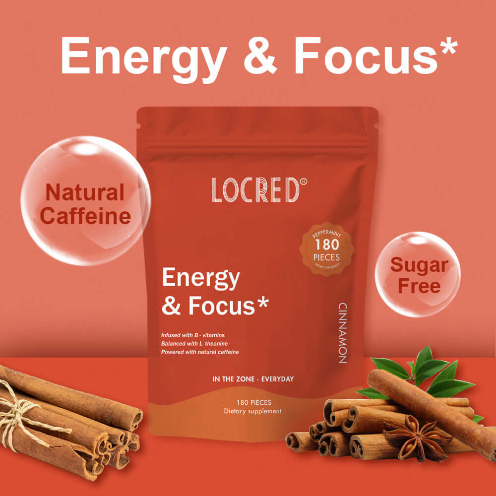 90-Grain Energy Sugar Cinnamon Flavor Tablet for quick energy boost