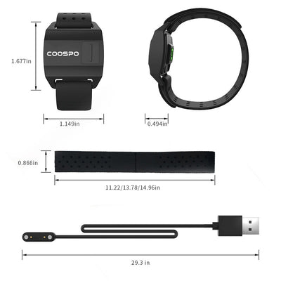 Outdoor Cycling And Running Bluetooth Heart Rate Monitor