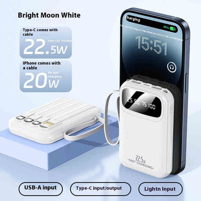 Compact Portable Power Bank sleek slim design