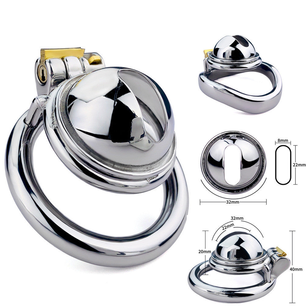 Durable Compact Miniature Chastity Lock Stainless Steel Metal for secure use