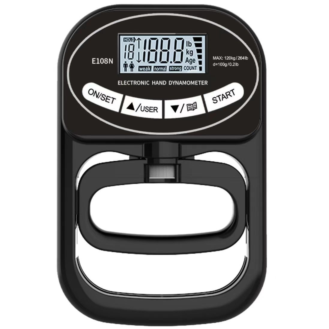 Electronic Counting Grip Dynamometer Tester