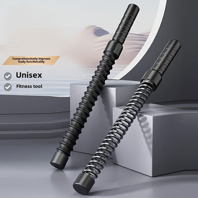 2pcs Stainless Steel Wireless Combat Training Stick - A Universal Strength And Muscle Exercise Fitness Tool With Strong Rebound Inertia, Suitable For Home Fitness