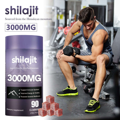 Soft Candy Improves Resistance And Supplements Energy with shilajit and gummi supplements for vitality